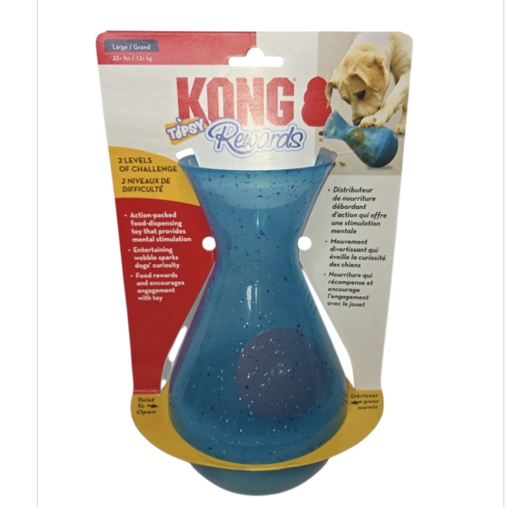 Kong Tipsy Rewards Food Treat Dispenser Challenge Toy